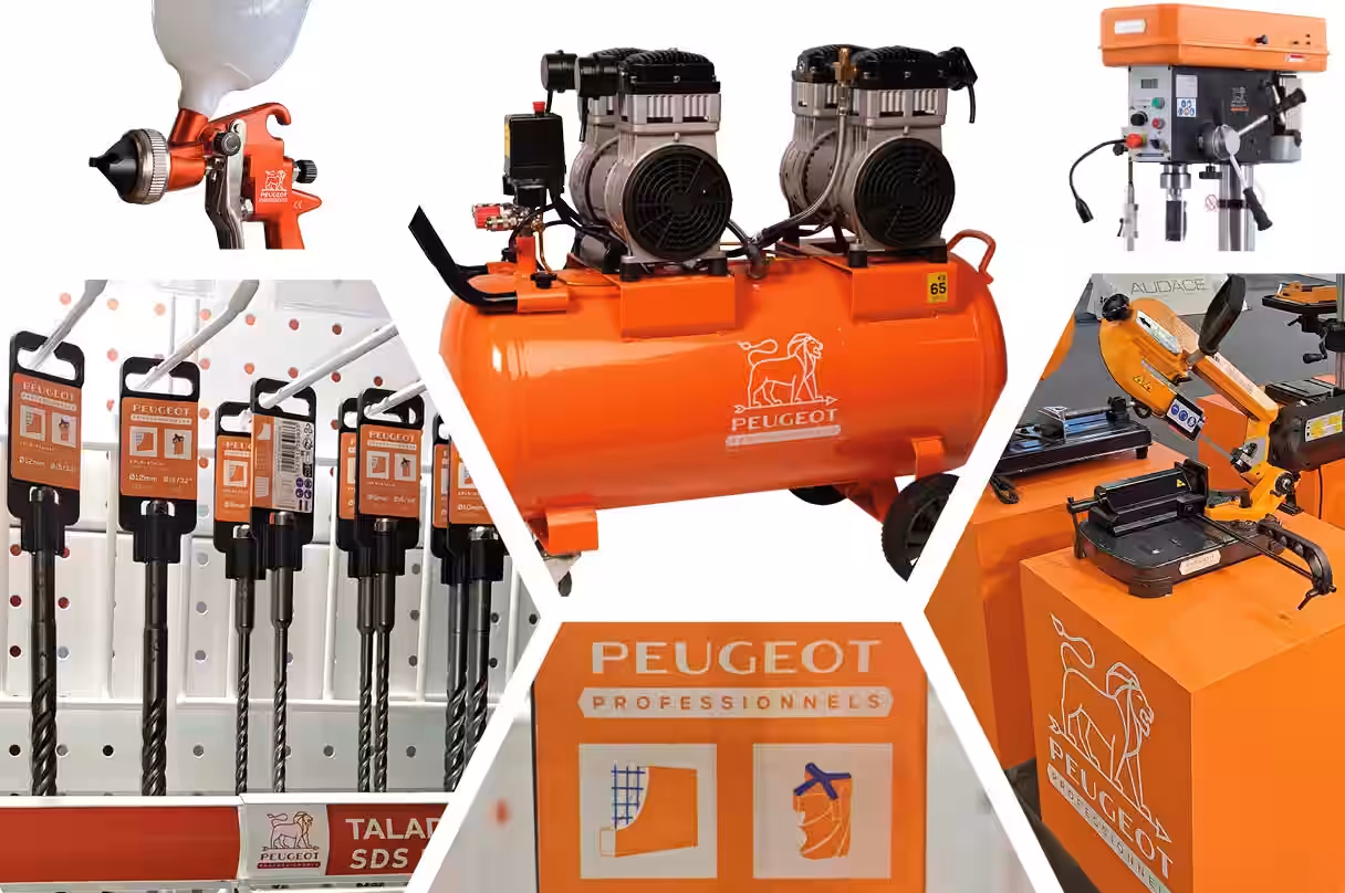 Soluciones de embalaje Peugeot Outils Professionnels