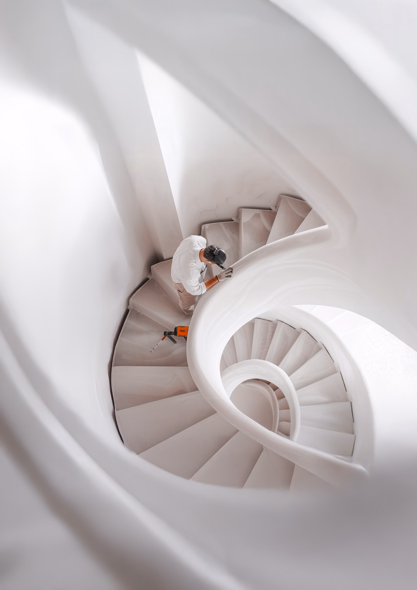 Artisan professionnel au travail