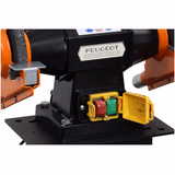 Esmeriladora con 2 muelas abrasivas de 150 mm -PTMM150  - PEUGEOT OUTILS PROFESSIONNELS - maquinas estacionarias para metal - Referencia: PPM00100001 - Vue 4 - Herramienta profesional