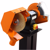 Combined 200 mm single abrasive wheel + 200 mm single brush -PTMB200  - PEUGEOT OUTILS PROFESSIONNELS - metal stationary machines - Reference: PPM00100003 - Vue 4 - Professional Tool