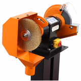 Touret combiné 1 meule abrasive 200mm + 1 brosse 200mm -PTMB200  - PEUGEOT OUTILS PROFESSIONNELS - machines stationnaires metal - Référence: PPM00100003 - Vue 5 - Outil professionnel