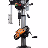 Mobile bench drill, capacity 20 mm - 230V - 16 speeds - PPE20  - PEUGEOT OUTILS PROFESSIONNELS - metal stationary machines - Reference: PPM00400001 - Vue 2 - Professional Tool