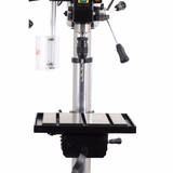 Column drill, capacity 30 mm - 400 V three-phase - Spindle stroke 120 mm - Heavy-duty table and vice - PPSC30TE  - PEUGEOT OUTILS PROFESSIONNELS - metal stationary machines - Reference: PPM00400002 - Vue 2 - Professional Tool