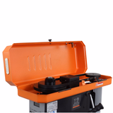 Drill press capacity 30 mm - 400 V three-phase - table - 125 mm spindle stroke - reversible vice - PPSC30TE  - PEUGEOT OUTILS PROFESSIONNELS - metal stationary machines - Reference: PPM00400004 - Vue 6 - Professional Tool