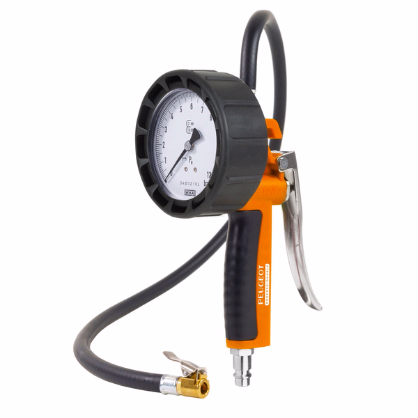 Pistola de inflado para compresor, con manómetro de precisión  - PEUGEOT OUTILS PROFESSIONNELS - compresores de piston - Referencia: PPC00300001 - Image principale - Herramienta profesional