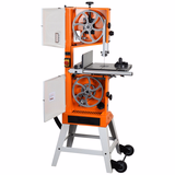 Scie à ruban à bois mobile - capacité 305mm - 0,75kW - 230V monophasé - PSR305  - PEUGEOT OUTILS PROFESSIONNELS - machines stationnaires bois - Référence: PPM00700001 - Vue 2 - Outil professionnel